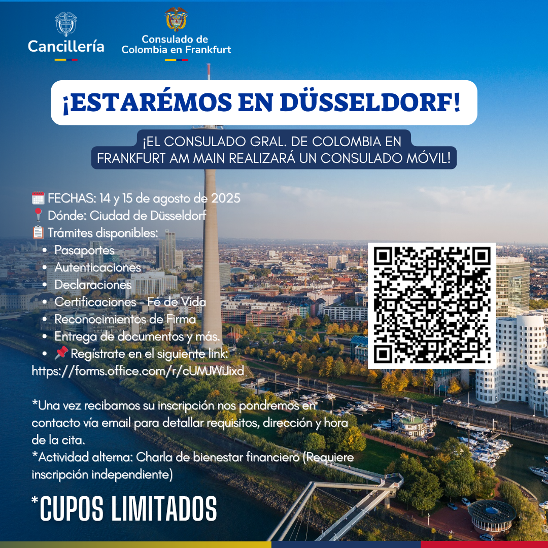 Consulado en Frankfurt en agosto de 2025