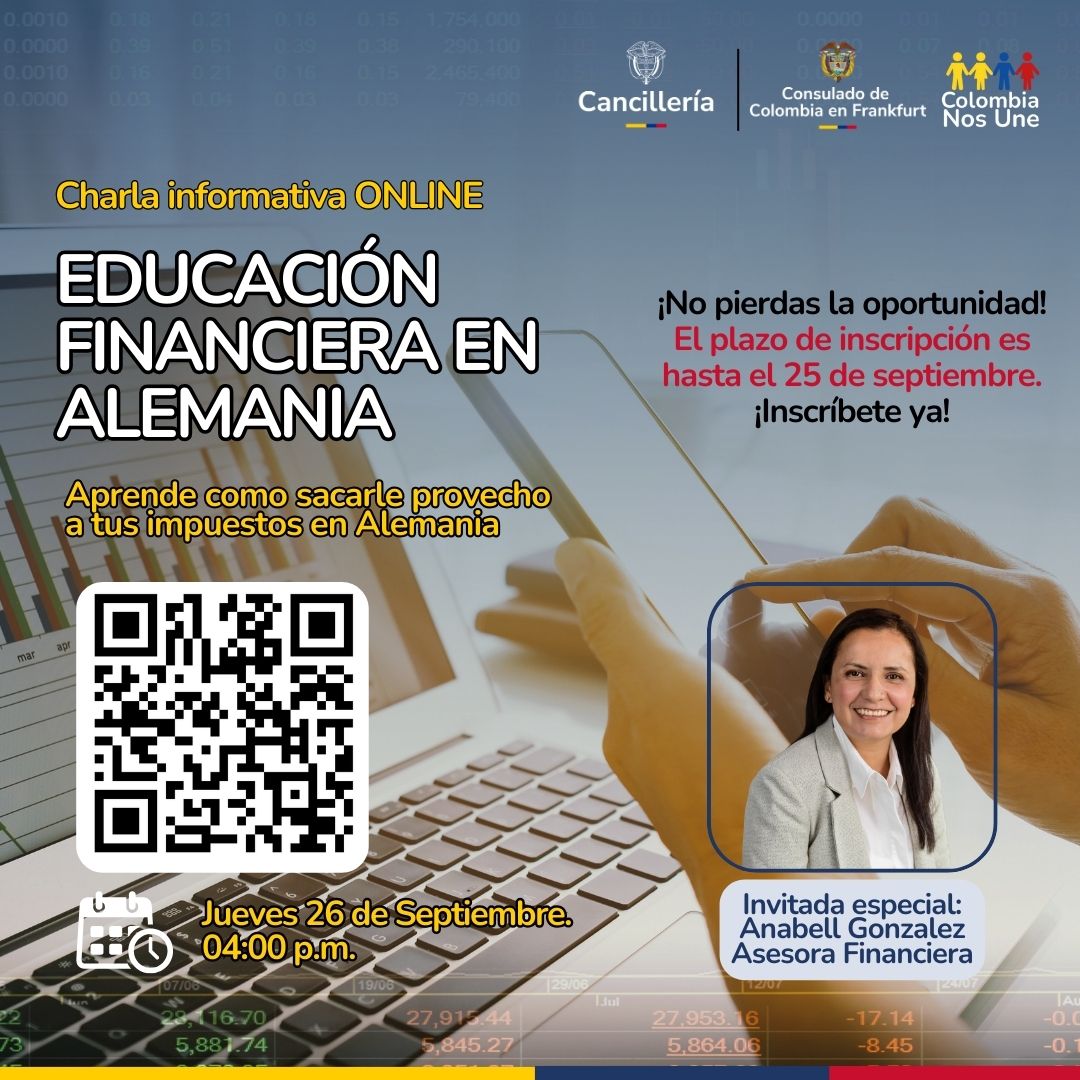 Charla Onlie Educación Financiera en Alemania 