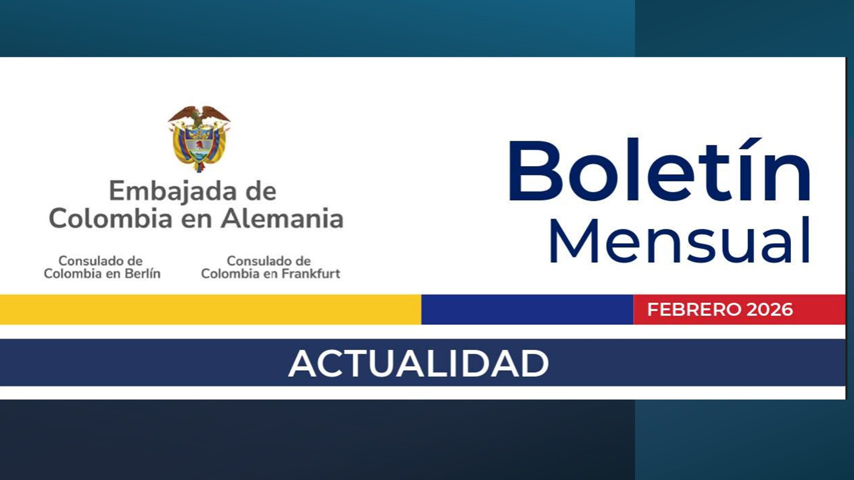 Boletín mensual: Ya se encuentra disponible el Boletín Consular del mes de febrero de 2026 