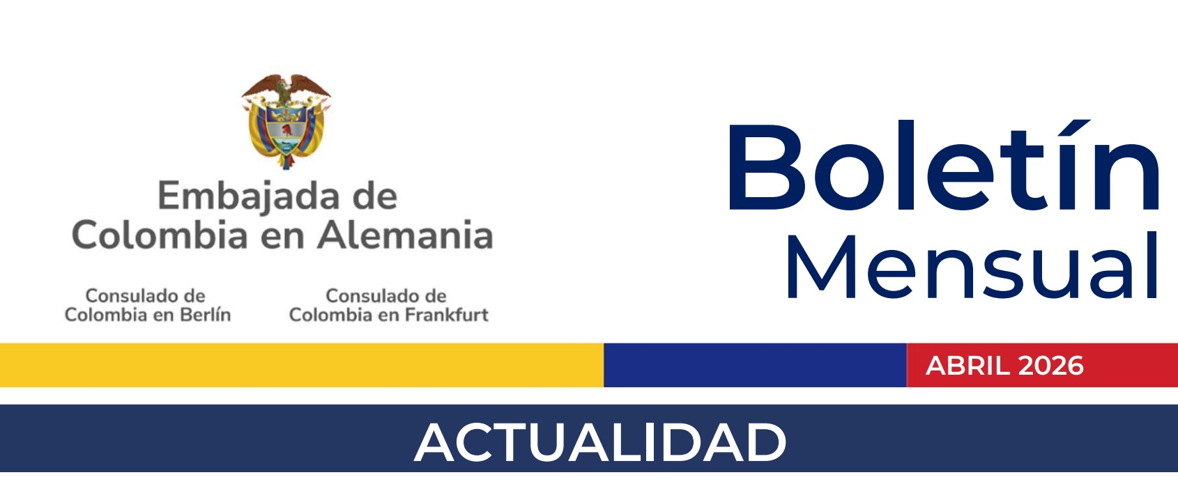 Boletín mensual: Ya se encuentra disponible el Boletín Consular del mes de abril de 2026