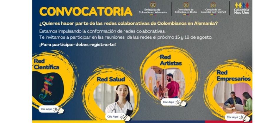  ¡Únete a las Redes Colaborativas de Colombianos en Alemania! 