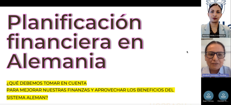 Charla Informativa: Educación Financiera en Alemania