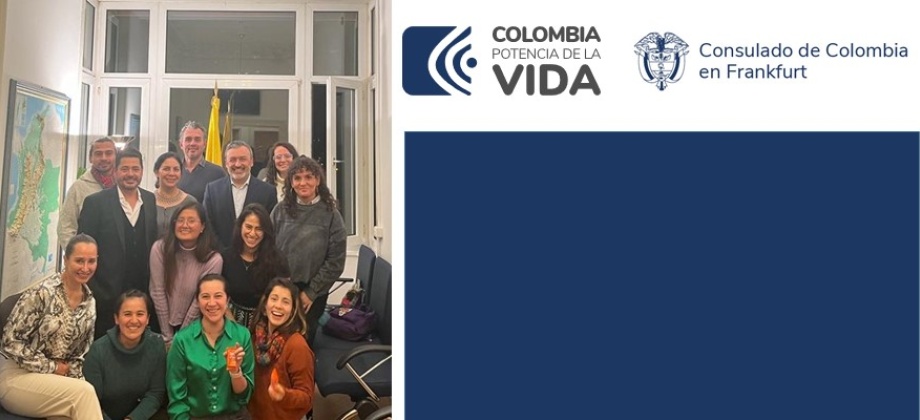 Consulado de Colombia en Frankfurt impulsa el diálogo con los connacionales
