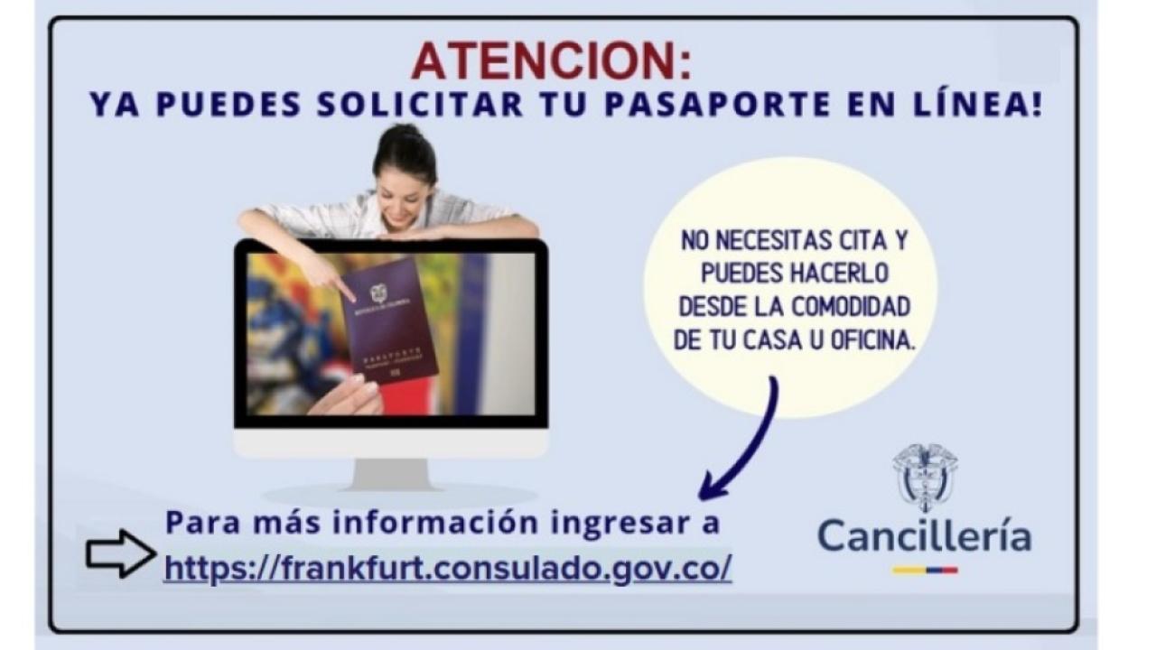 Ya puede solicitar su pasaporte en línea