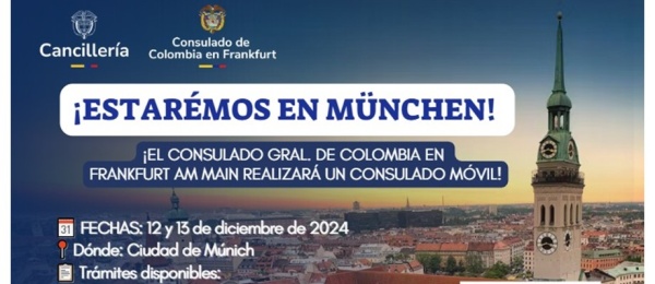 ¡Consulado General en Frankfurt am Main llega a München! 