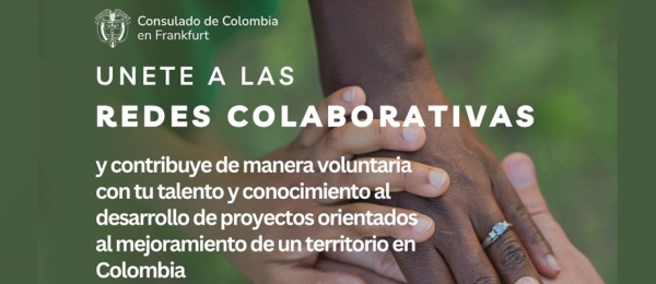 Colombianos y Colombianas en Alemania participen en las Redes Colaborativas