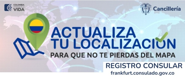 Consulado de Colombia en Frankfurt invita a los connacionales a hacer su registro consular