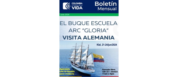 La Embajada y los consulados de Colombia en Alemania publican su boletín de junio de 2024