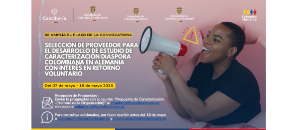 Proyecto de Caracterización de Población Colombiana en Situación de Vulnerabilidad en Alemania